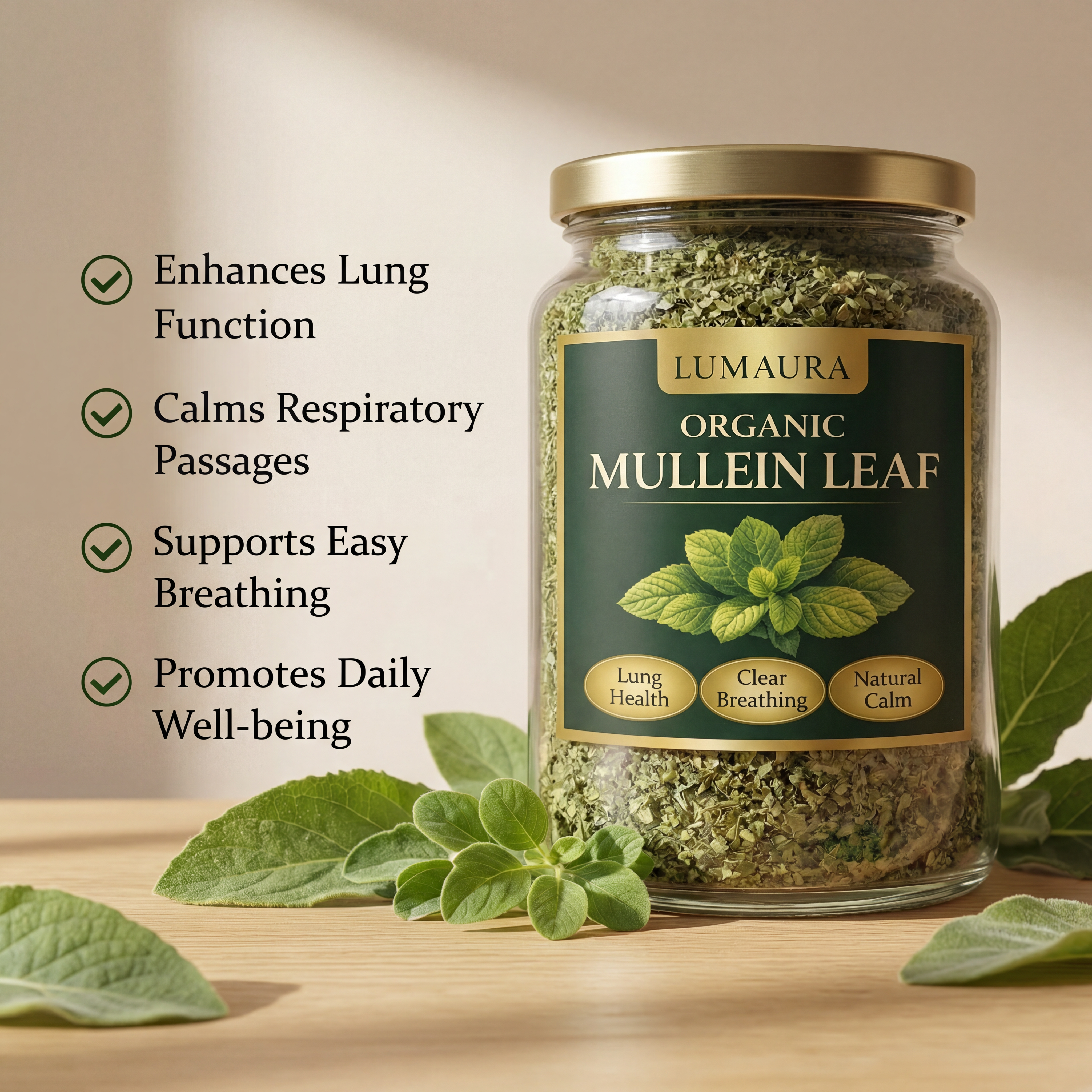 Organic Mullien Leaf