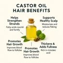 Cold-pressed castor oil bottle